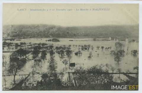 Inondations des 9 et 10 novembre 1910 (Malzéville)